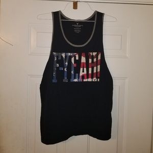 Tank Top - F-Yeah - American Eagle - Large